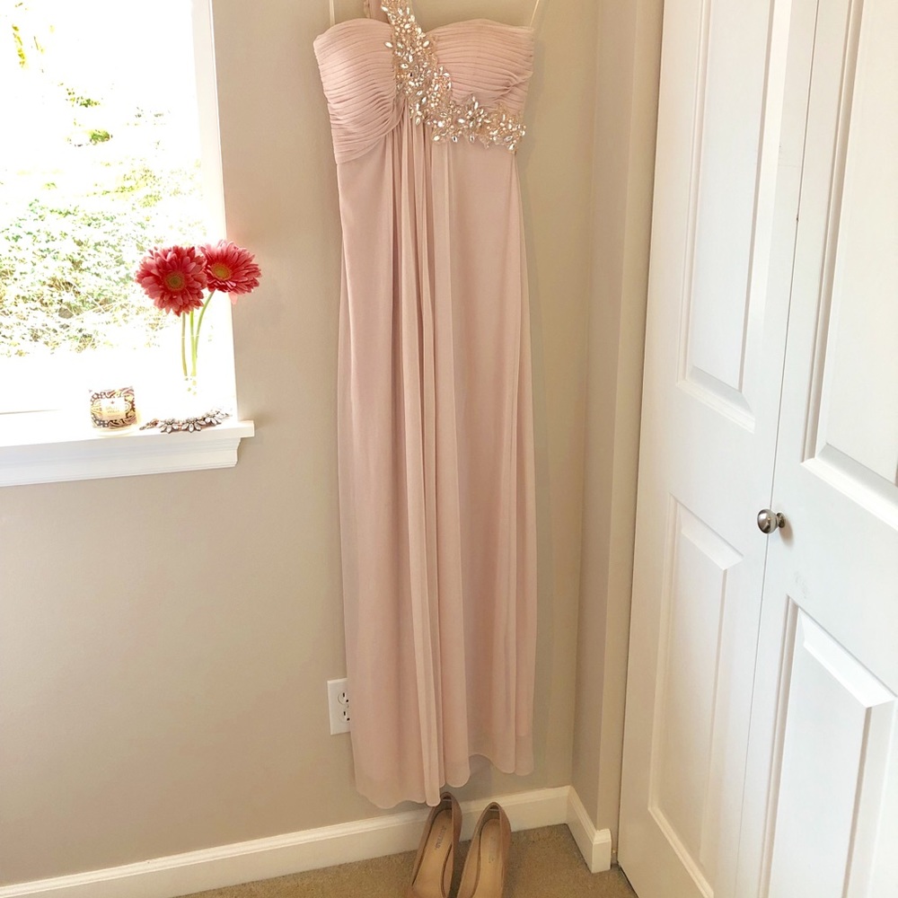 Blush Pink Bridesmaid Dress